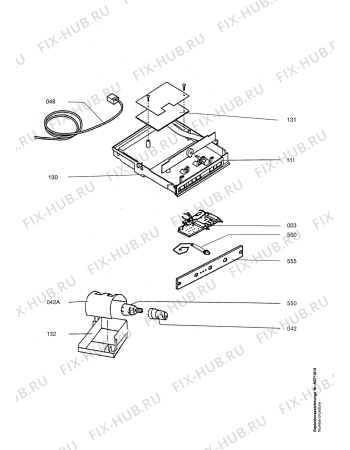 Взрыв-схема холодильника Electrolux EUC3086 - Схема узла Freezer electrical equipment